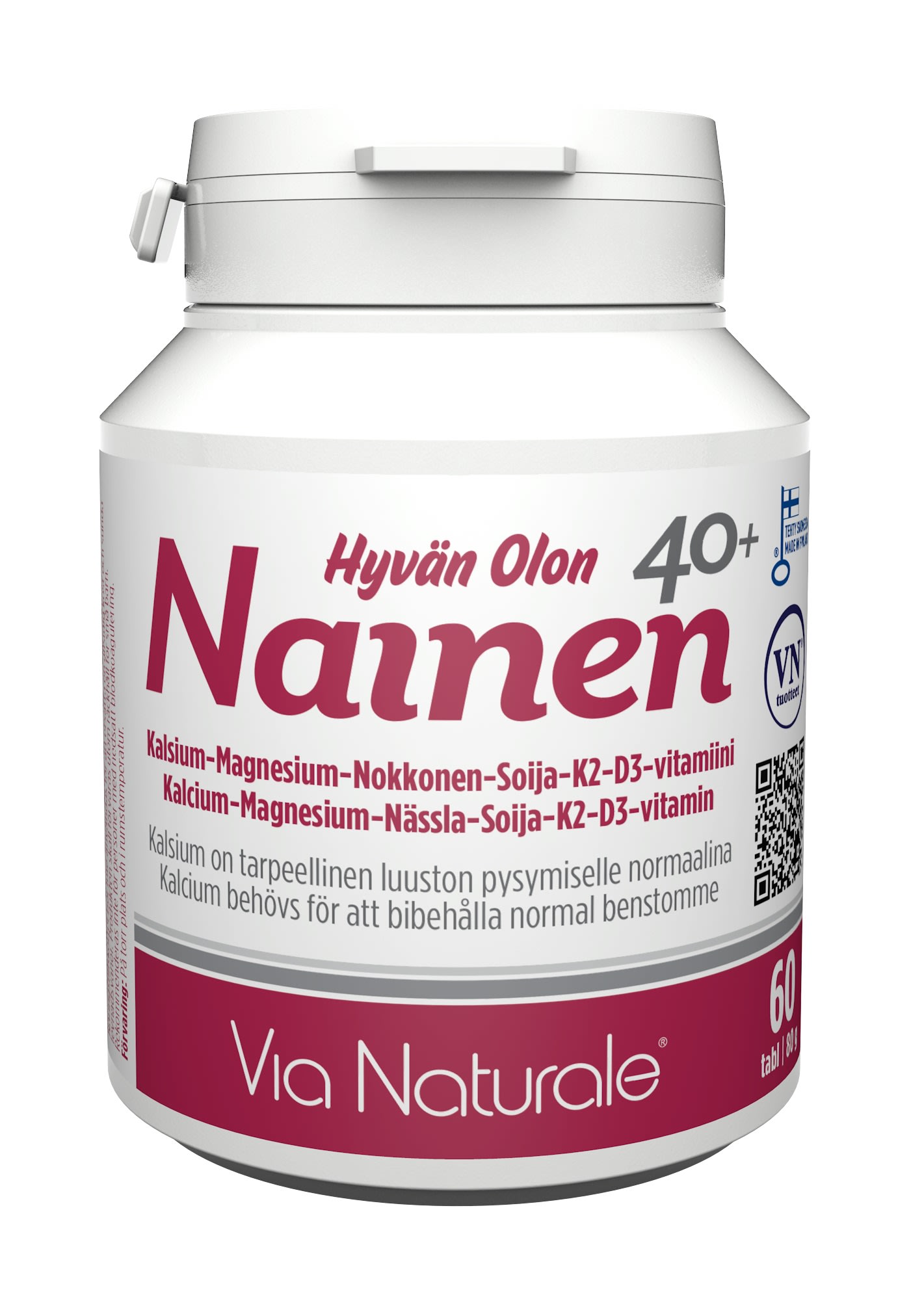 Hyvän Olon Nainen 40+ ravintolisä