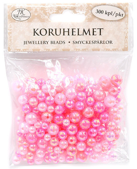 J.K.Primeco vaaleanpunaiset koruhelmet