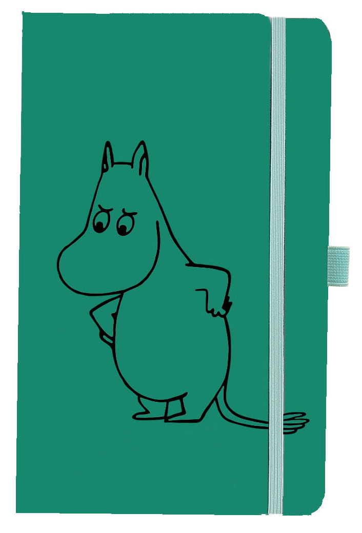 Muumi A5 tummanvihreä muistikirja