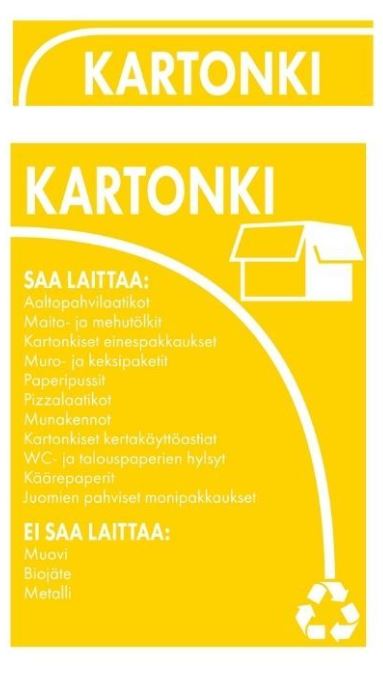 Inora KARTONKI lajittelutarra