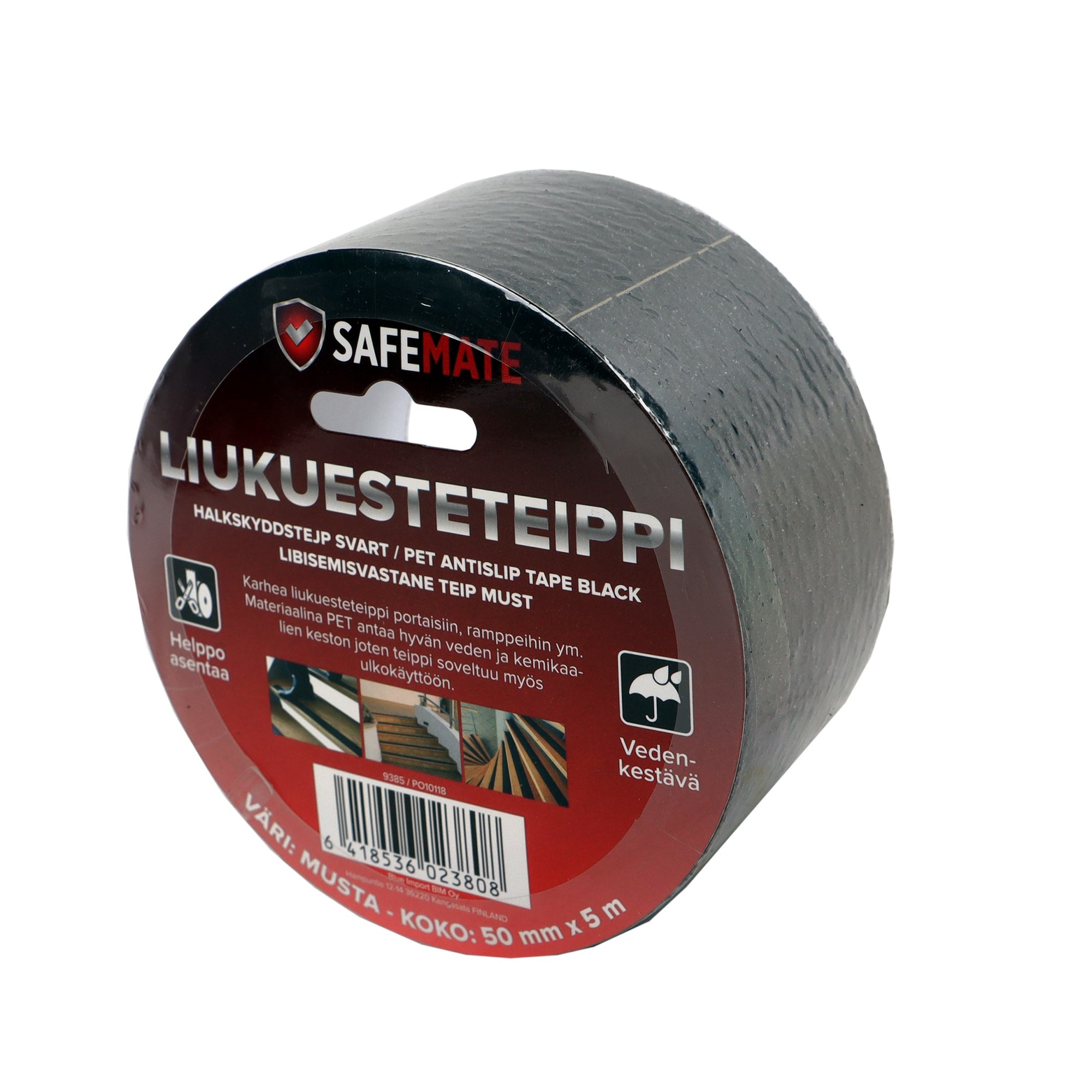 SafeMate 50mm x 5m musta liukuesteteippi