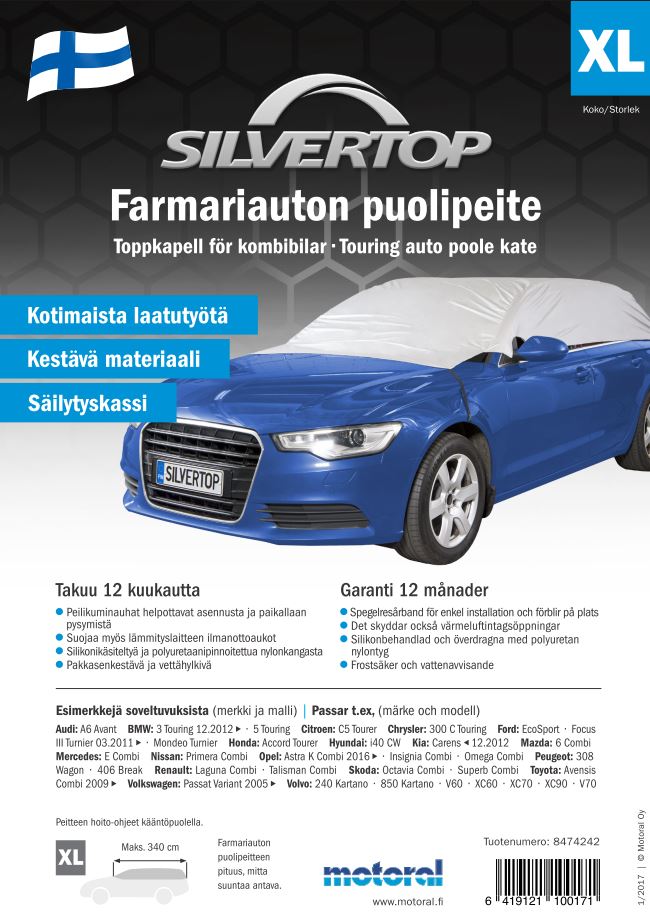 Silvertop farmariauton puolipeite