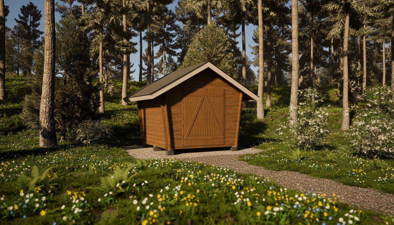 LP Garden U-S (6m2) vino umpiseinä hirsilato