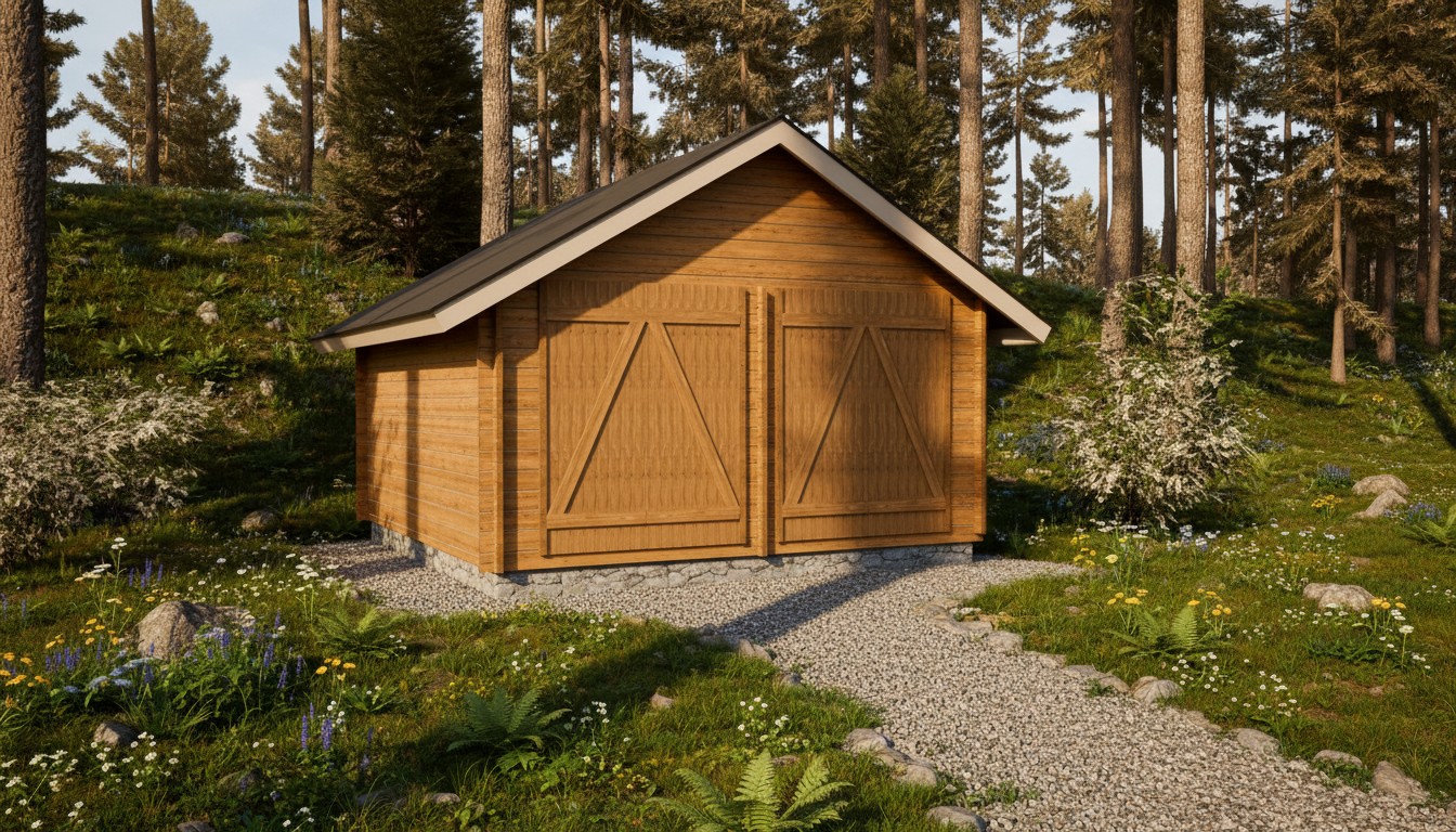 LP Garden S-L (16m2) suora umpiseinä hirsilato