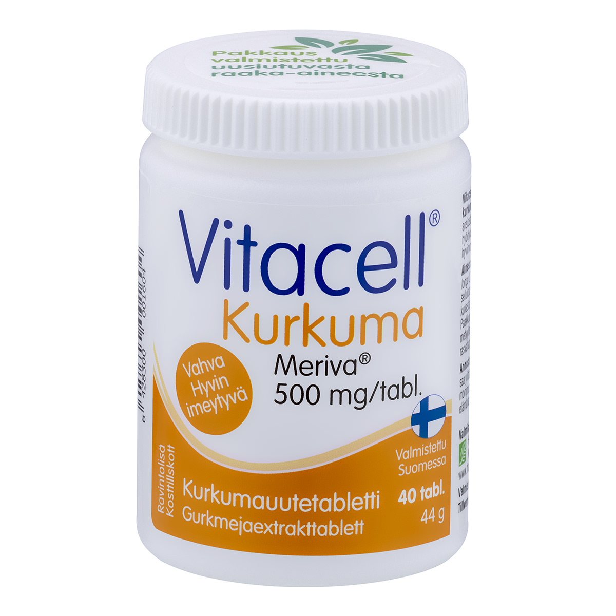Vitacell Kurkuma 40 tabl. ravintolisä