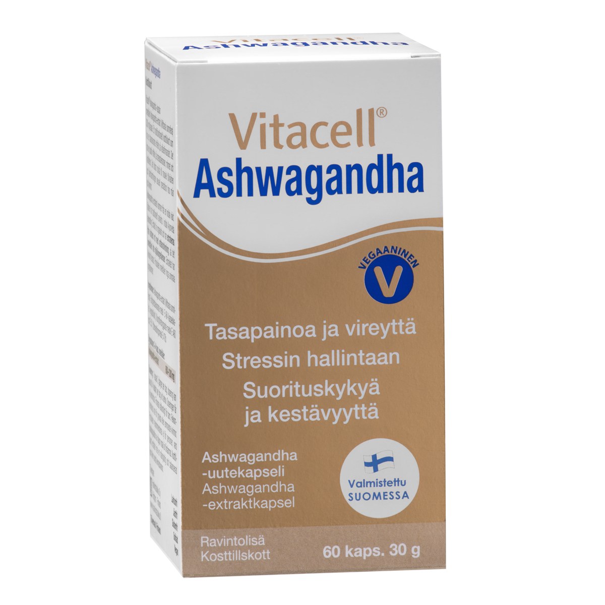 Vitacell Ashwagandha-uutekapseli 60 kaps. ravintolisä