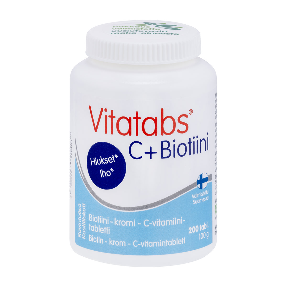Vitatabs C+Biotiini 200 tabl. ravintolisä
