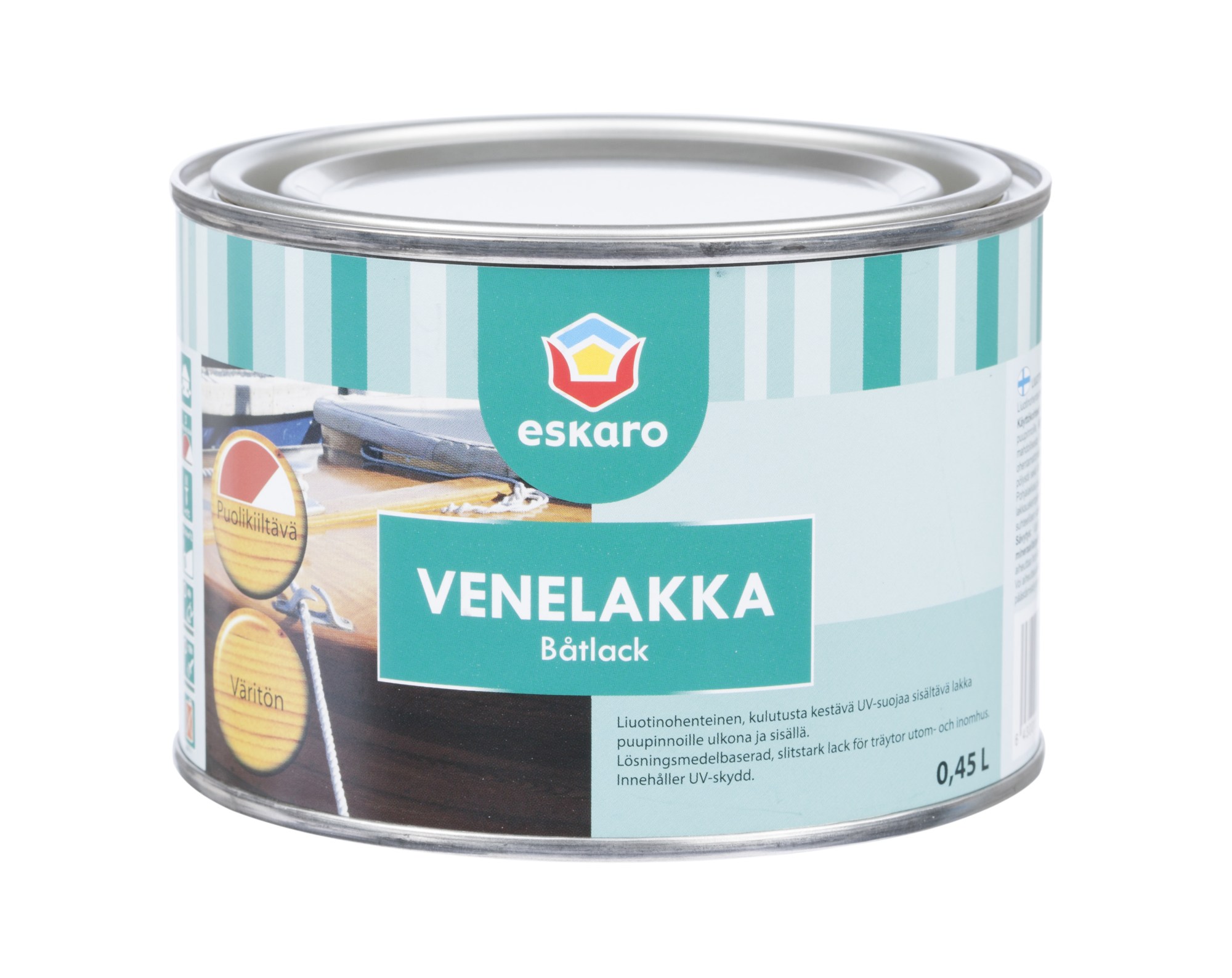 Eskaro puolikiiltävä venelakka