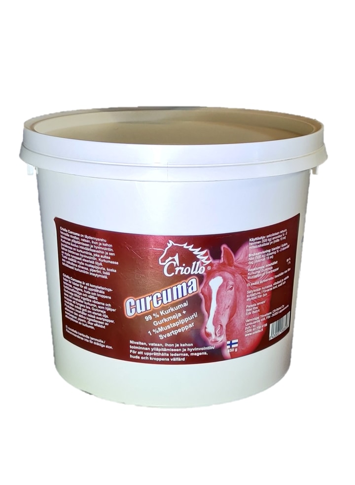 Criollo Curcuma 1,5 kg hevosen täydennysrehu