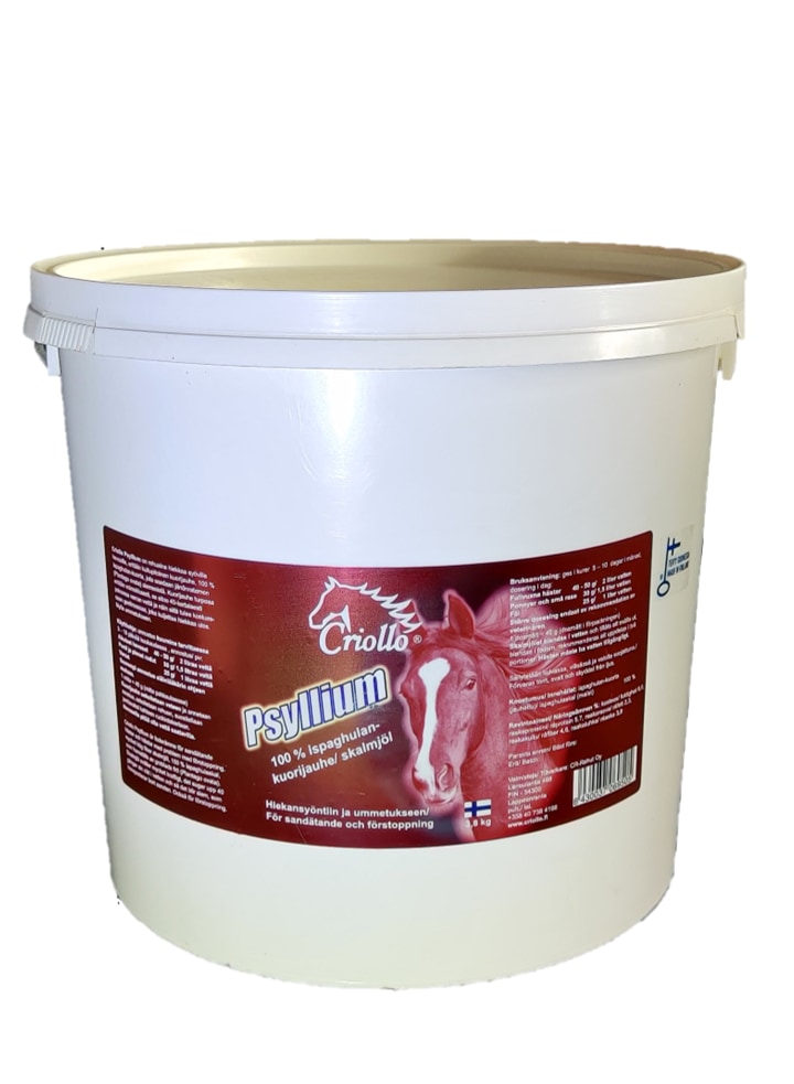 Criollo Psyllium 3,8 kg kuorijauhe hevoselle