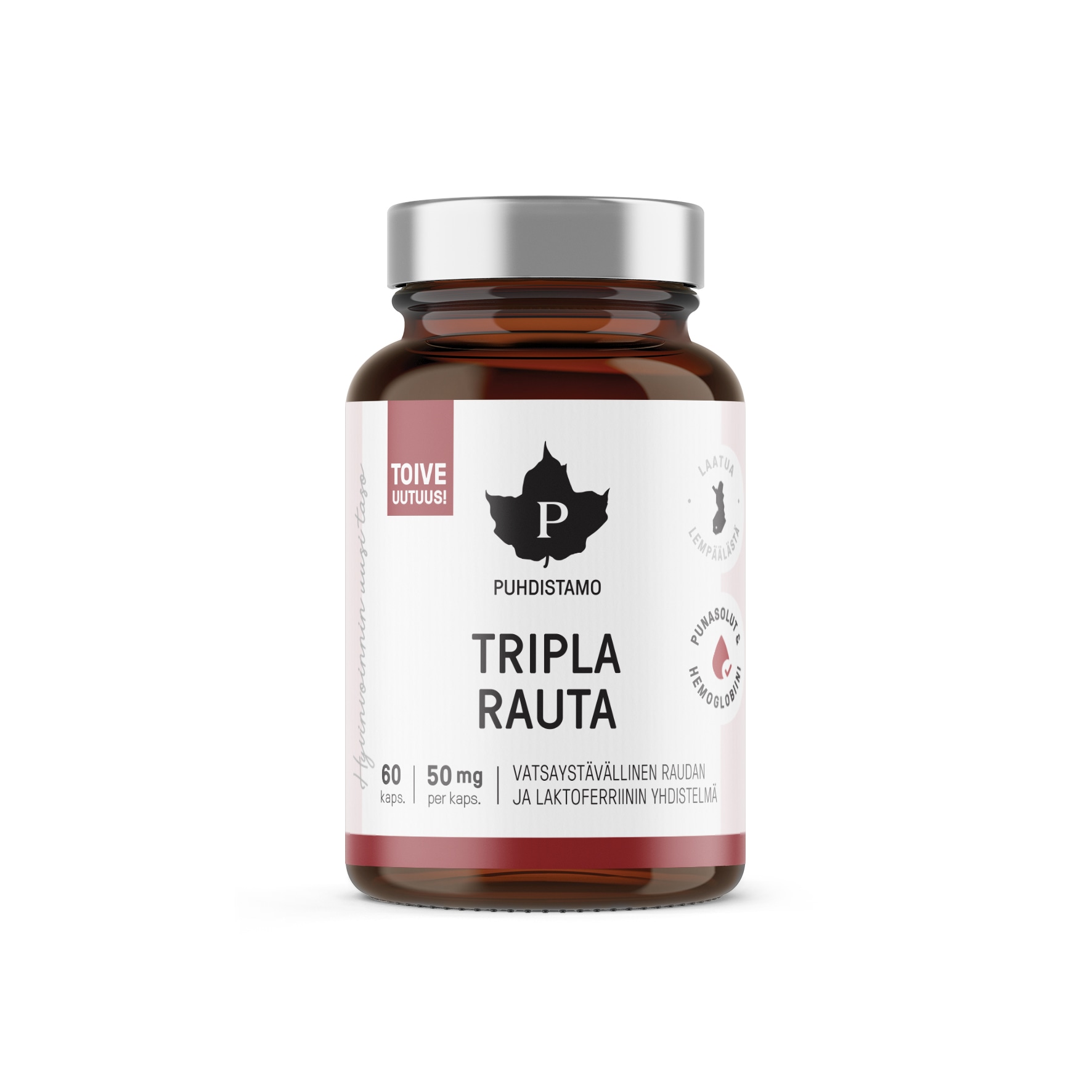 Puhdistamo Tripla Rauta 60 kaps. ravintolisä