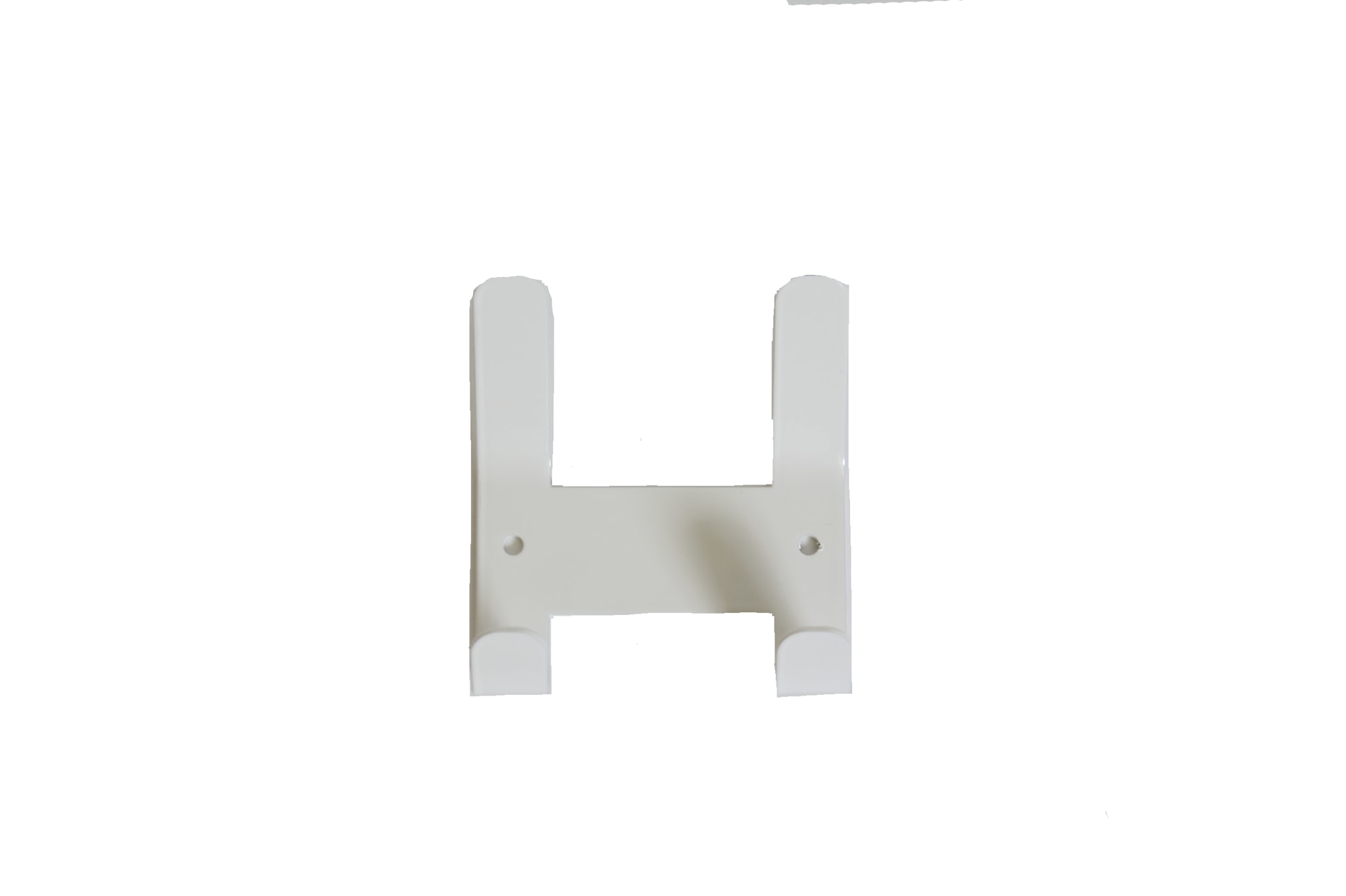 PP-tuote 2 koukkua valkoinen naulakko