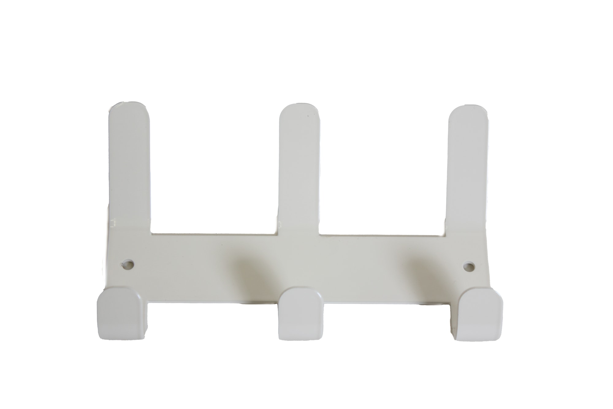 PP-tuote 3 koukkua valkoinen naulakko