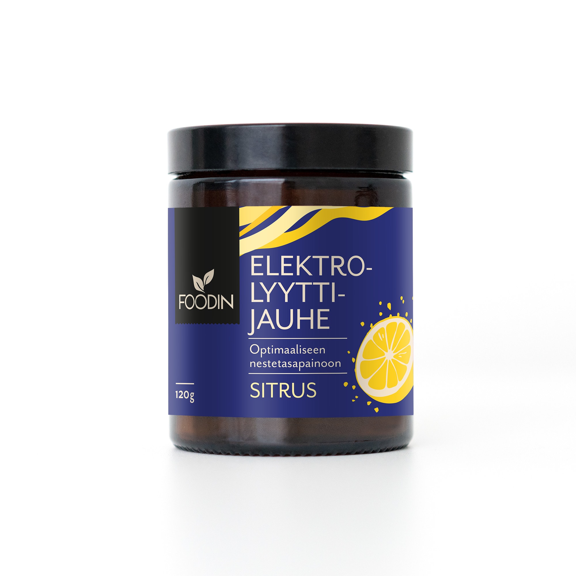 Foodin Sitrus elektrolyyttijauhe 120 g ravintolisä