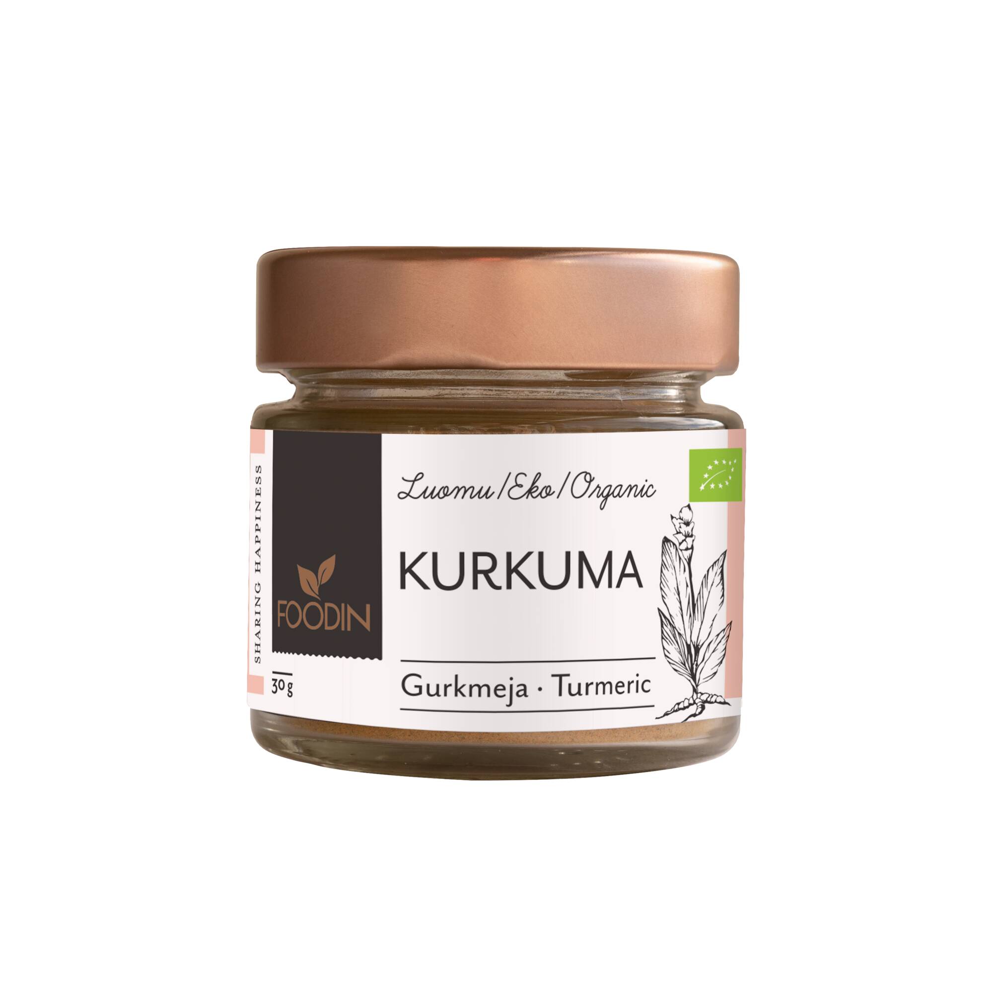 Foodin Luomu 30g kurkuma