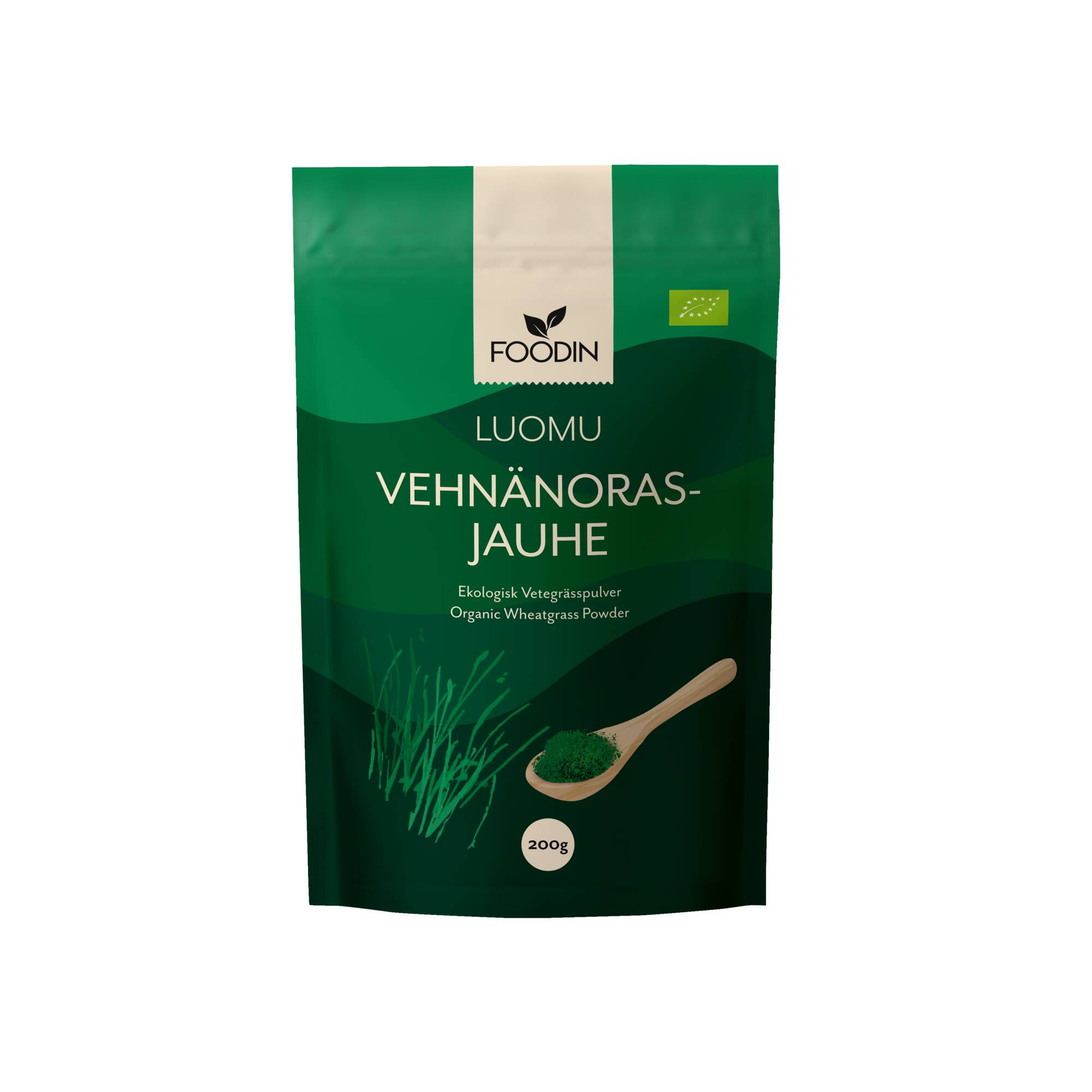 Foodin 200 g luomu vehnäorasjauhe