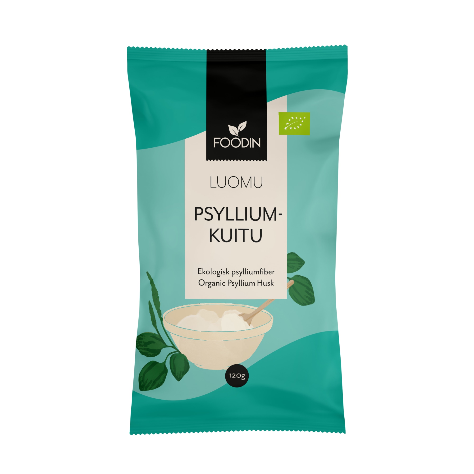 Foodin Luomu 120 g psylliumkuitu