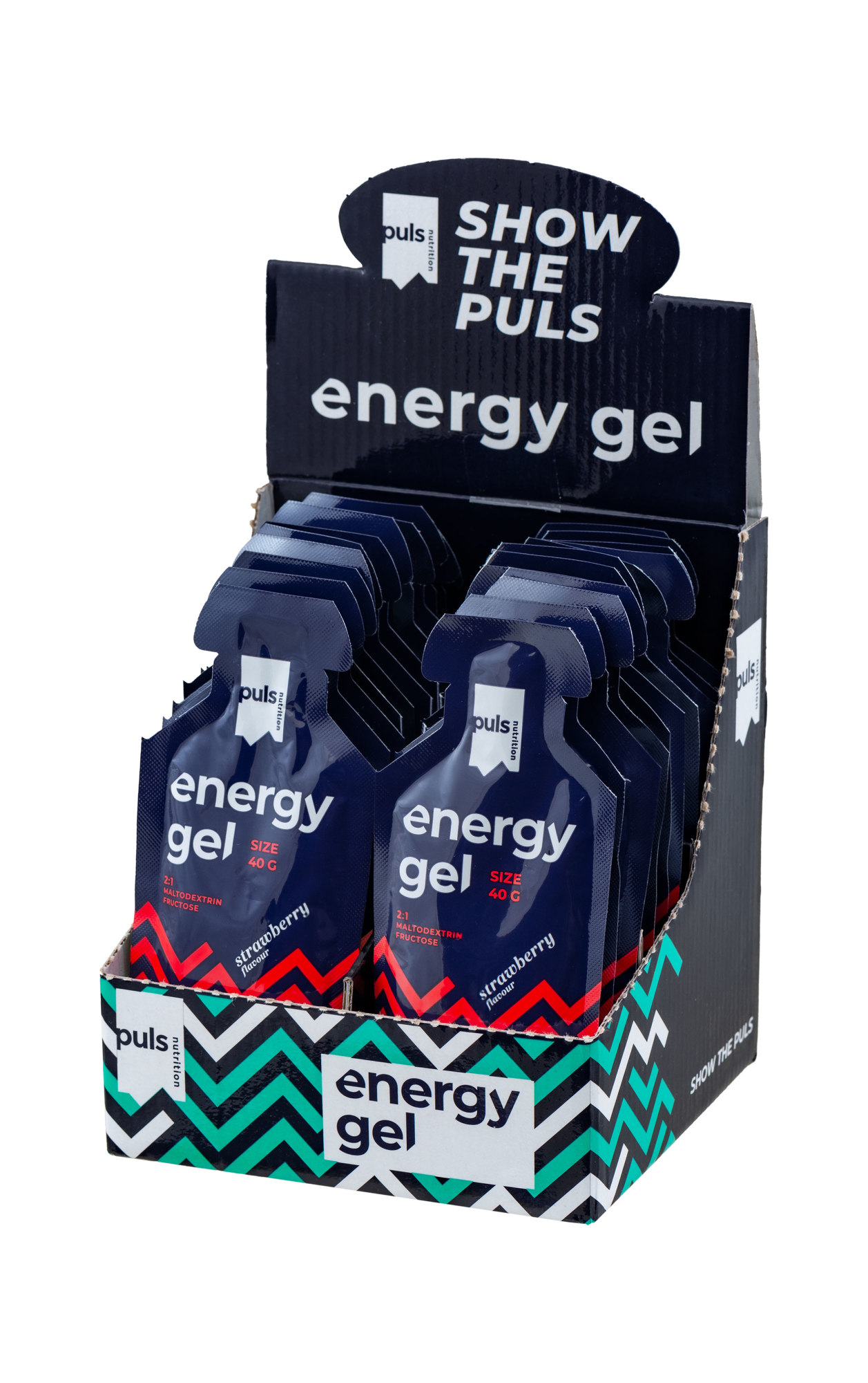 Puls Nutrition Strawberry 24x40 g energiageeli