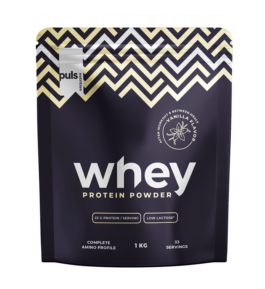 PULS Whey Vanilja 1kg proteiinijauhe