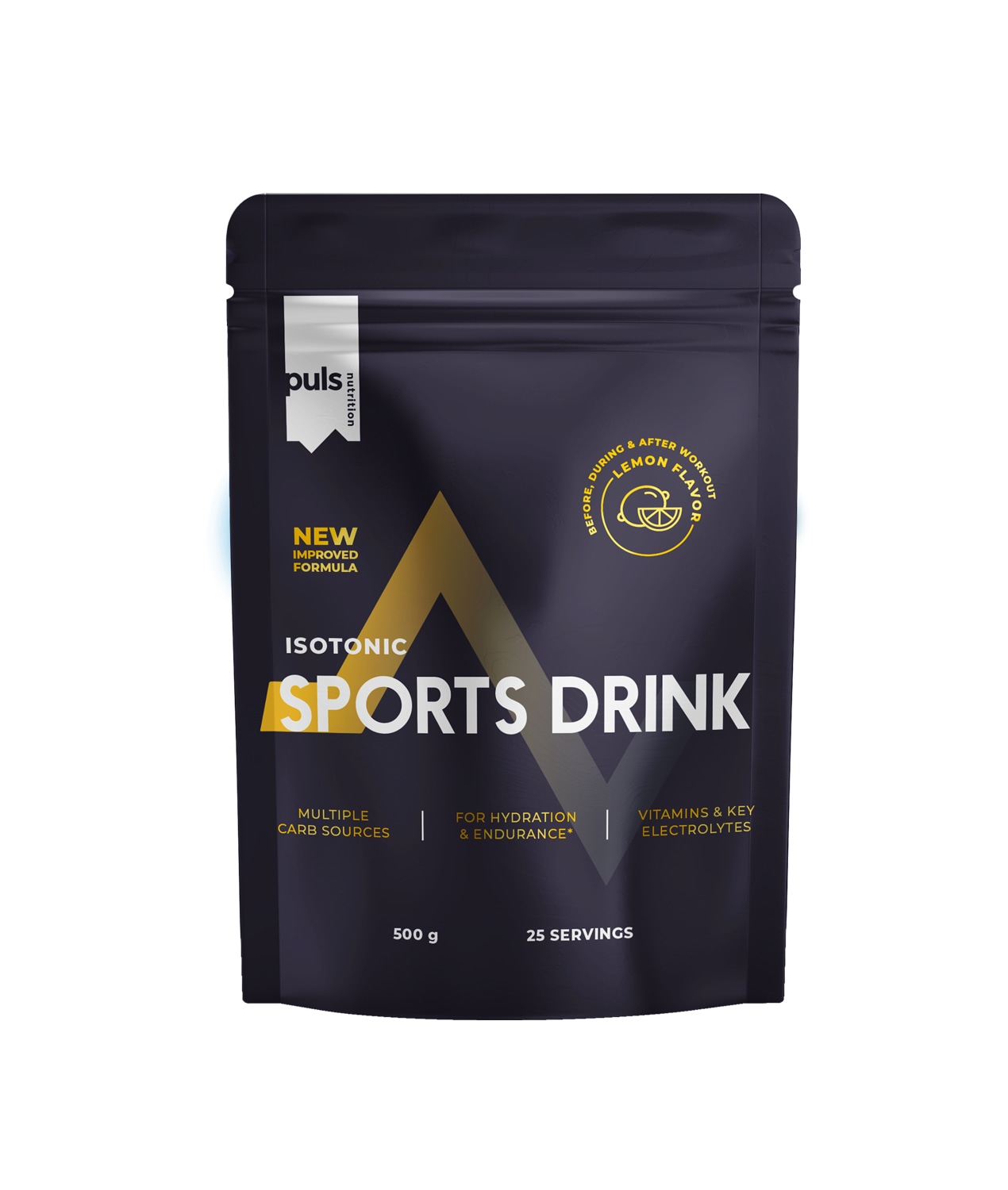 PULS Isotonic Sports Drink Lemon 500 g urheilujuomajauhe