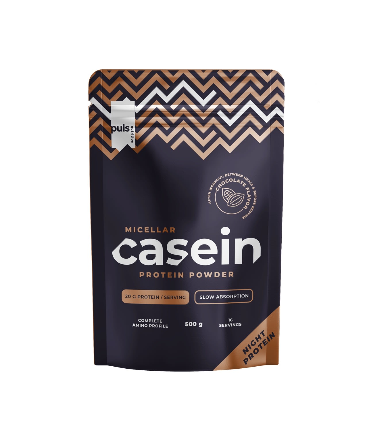 PULS Kaseiini Suklaa 500 g proteiinijauhe