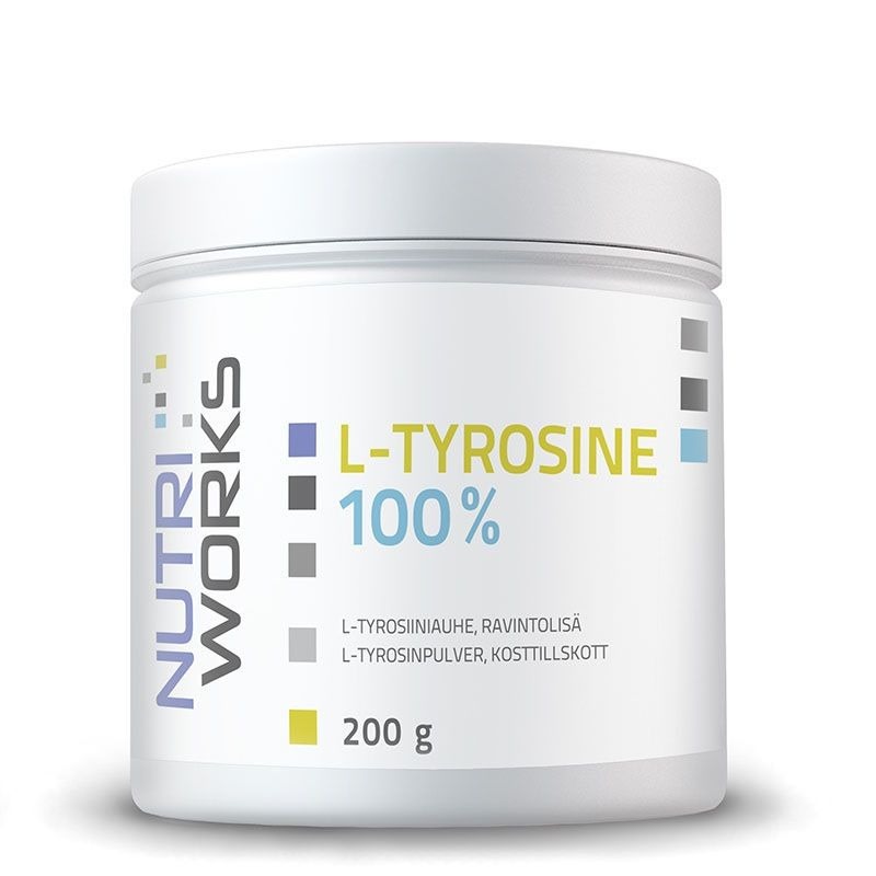 Nutri Works L-Tyrosine 100% 200g ravintolisä