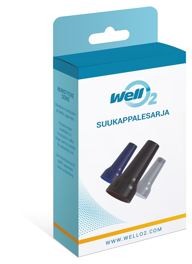 WellO2 Suukappalesarja 3kpl
