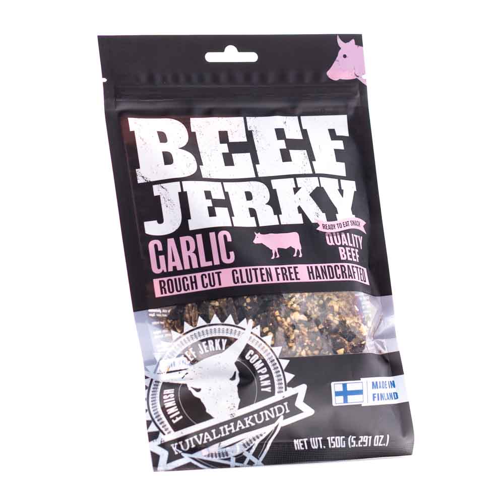 Kuivalihakundi Beef Jerky Garlic 150g kuivaliha