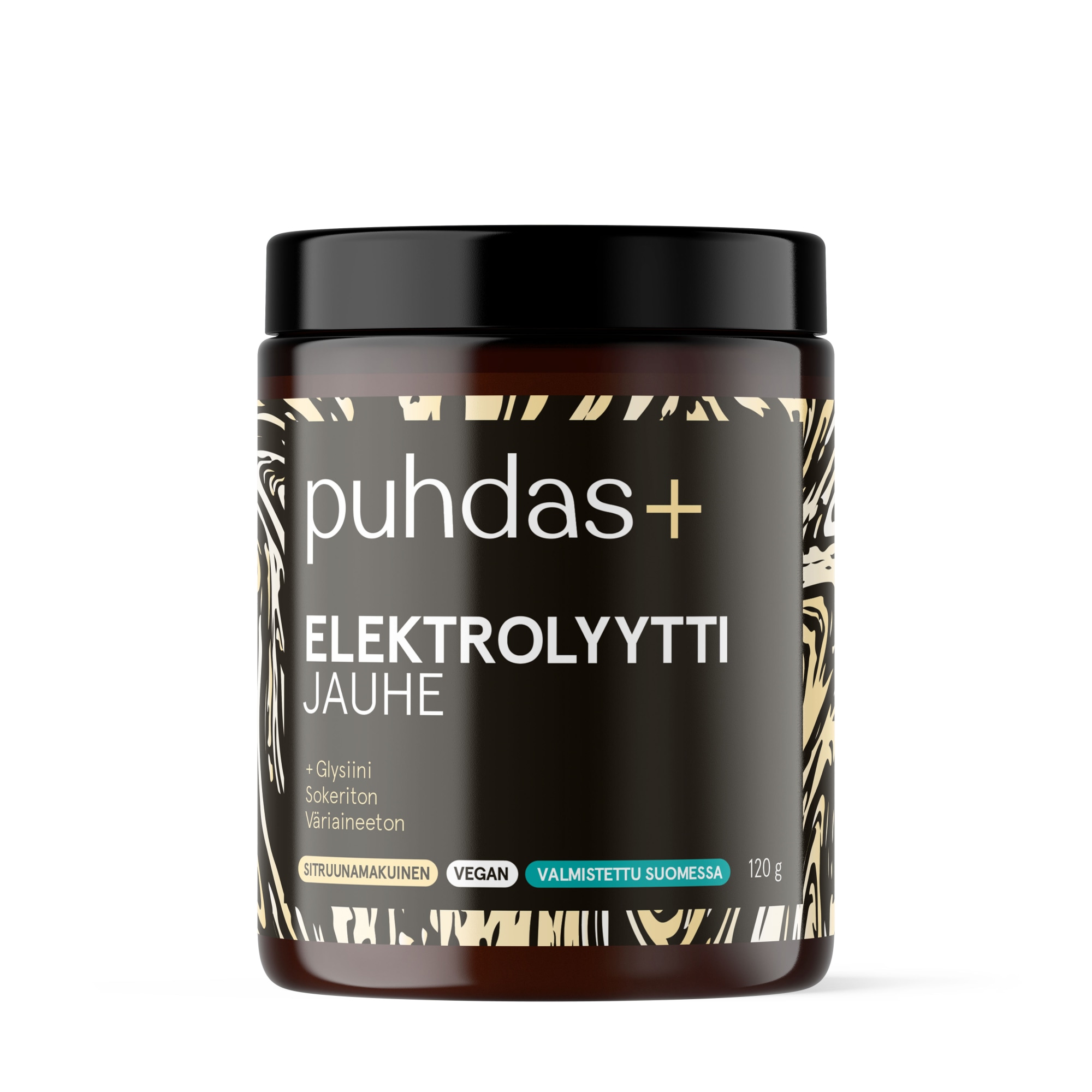 Puhdas+ Elektrolyyttijauhe Sitruuna 120 g ravintolisä