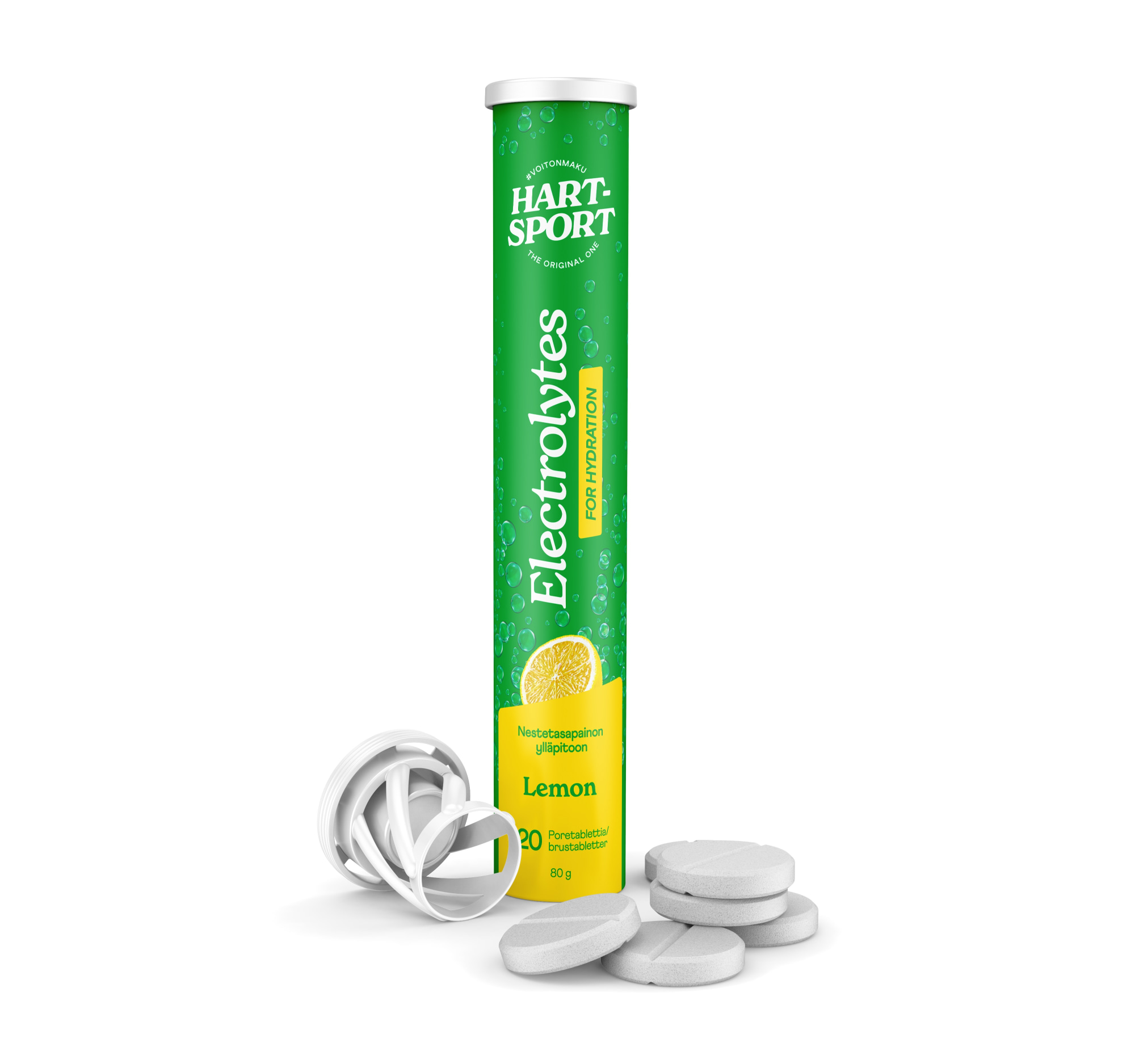 Hart-Sport Electrolytes Sitruuna 20 poretabl. nesteytysjuoma