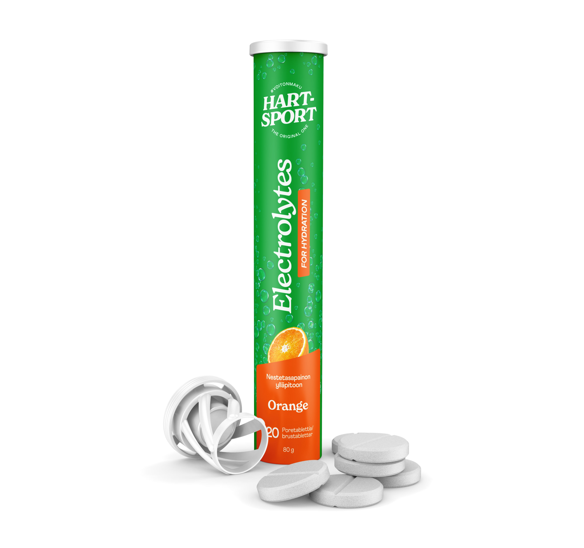 Hart-Sport Electrolytes Appelsiini 20 poretabl. nesteytysjuoma