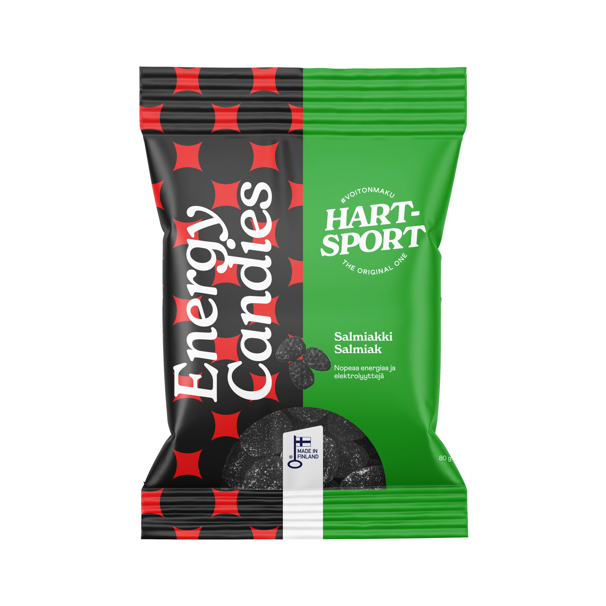 Hart-Sport Energy Candies Salmiakki 80g energiamakeinen