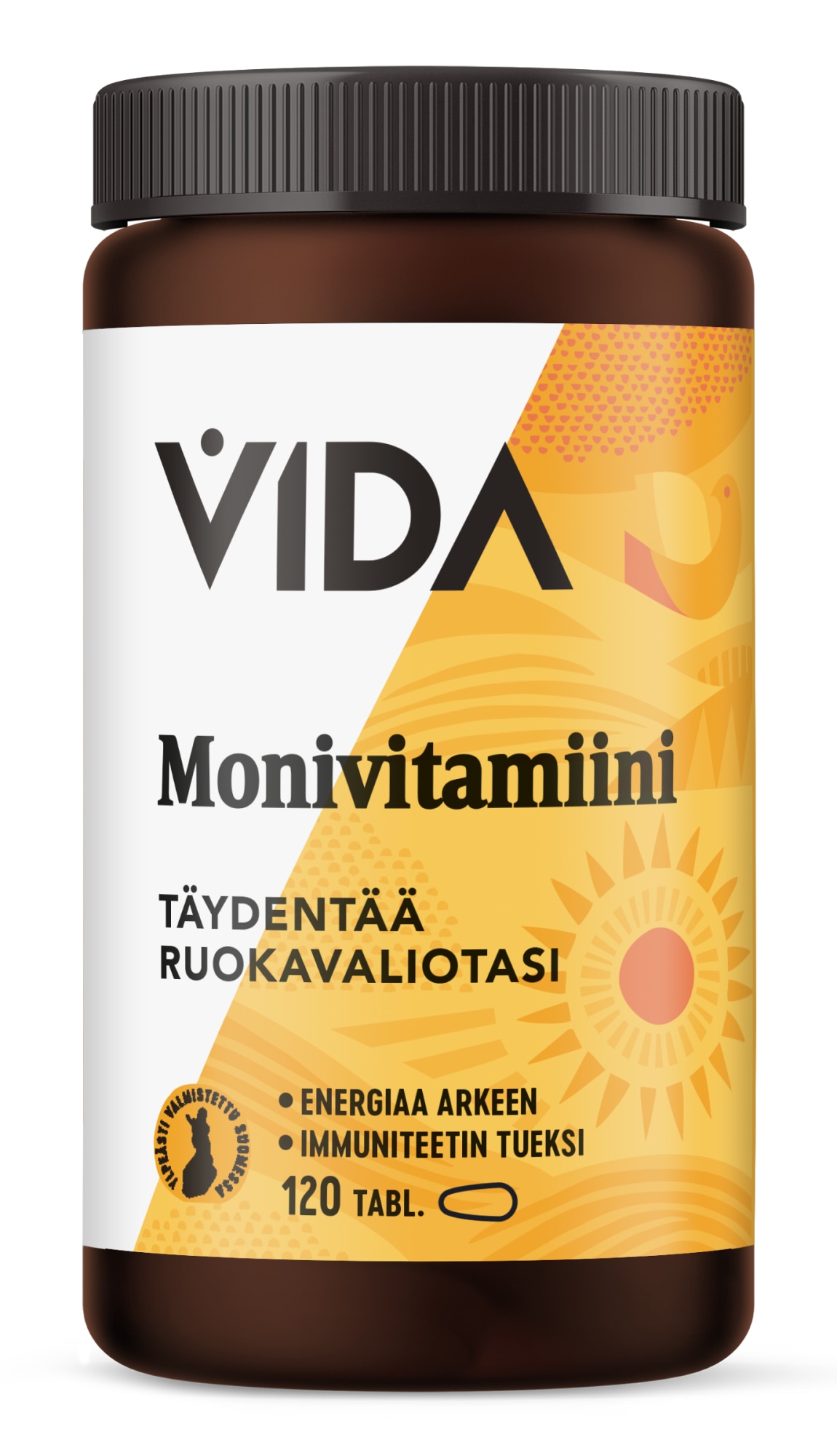 Vida Monivitamiini ravintolisä 120 tabl