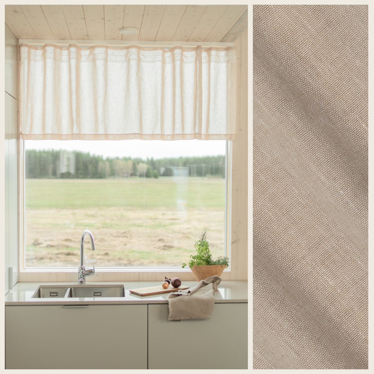 Kotoilu Linen Feel kappaverho