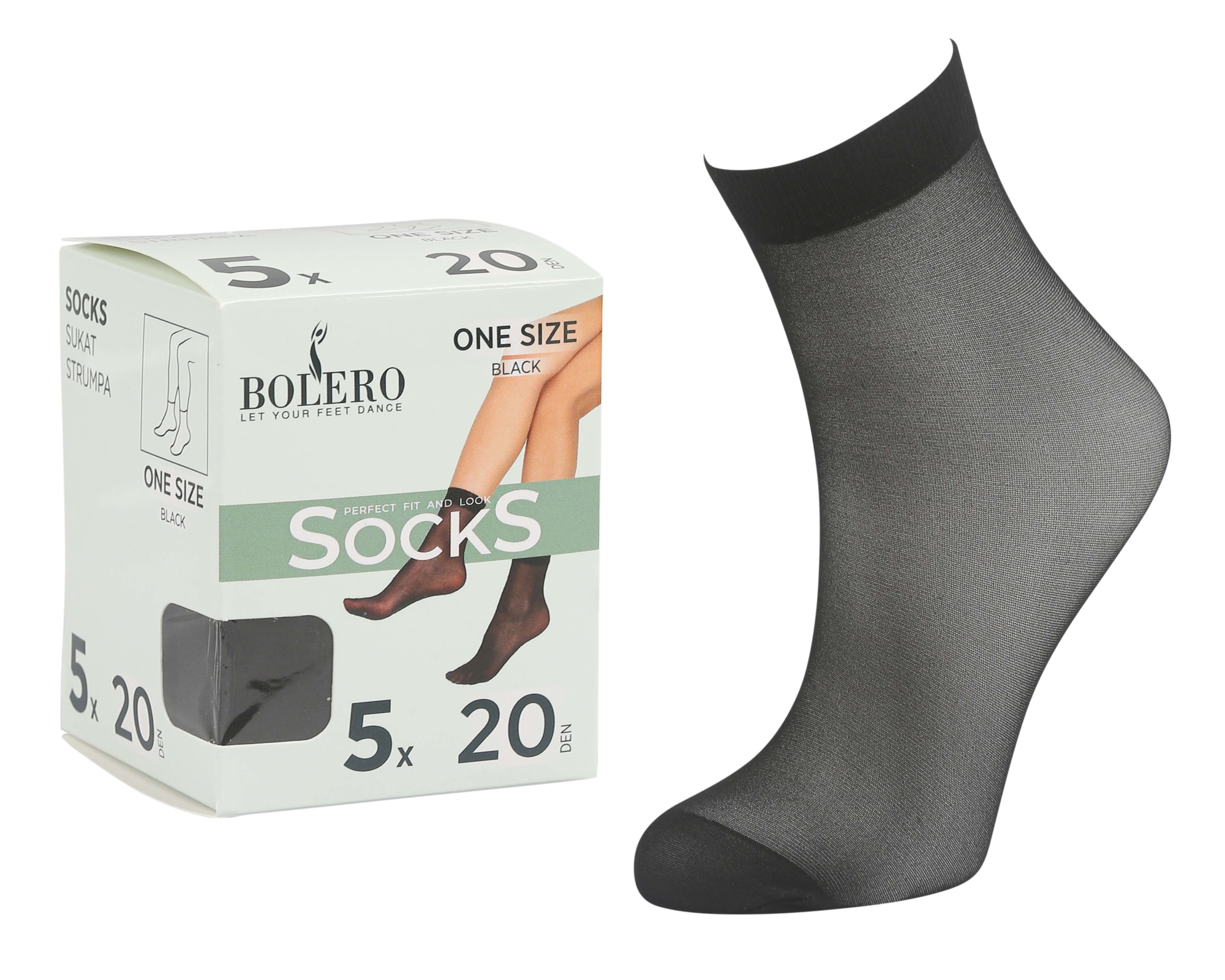 MA Fashion naisten sukat 5pack