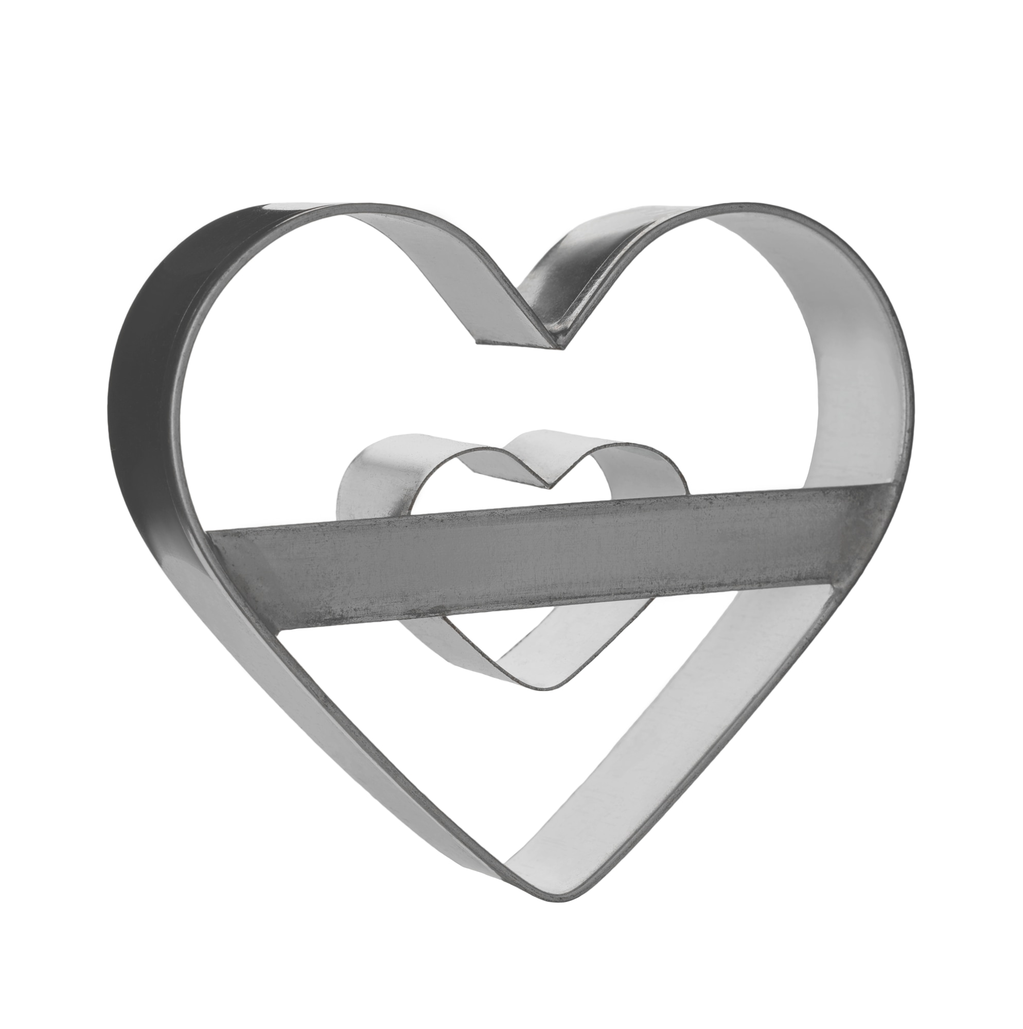 Peltityö Åkerman 6,5 cm sydän pikkuleipämuotti keskellä sydän