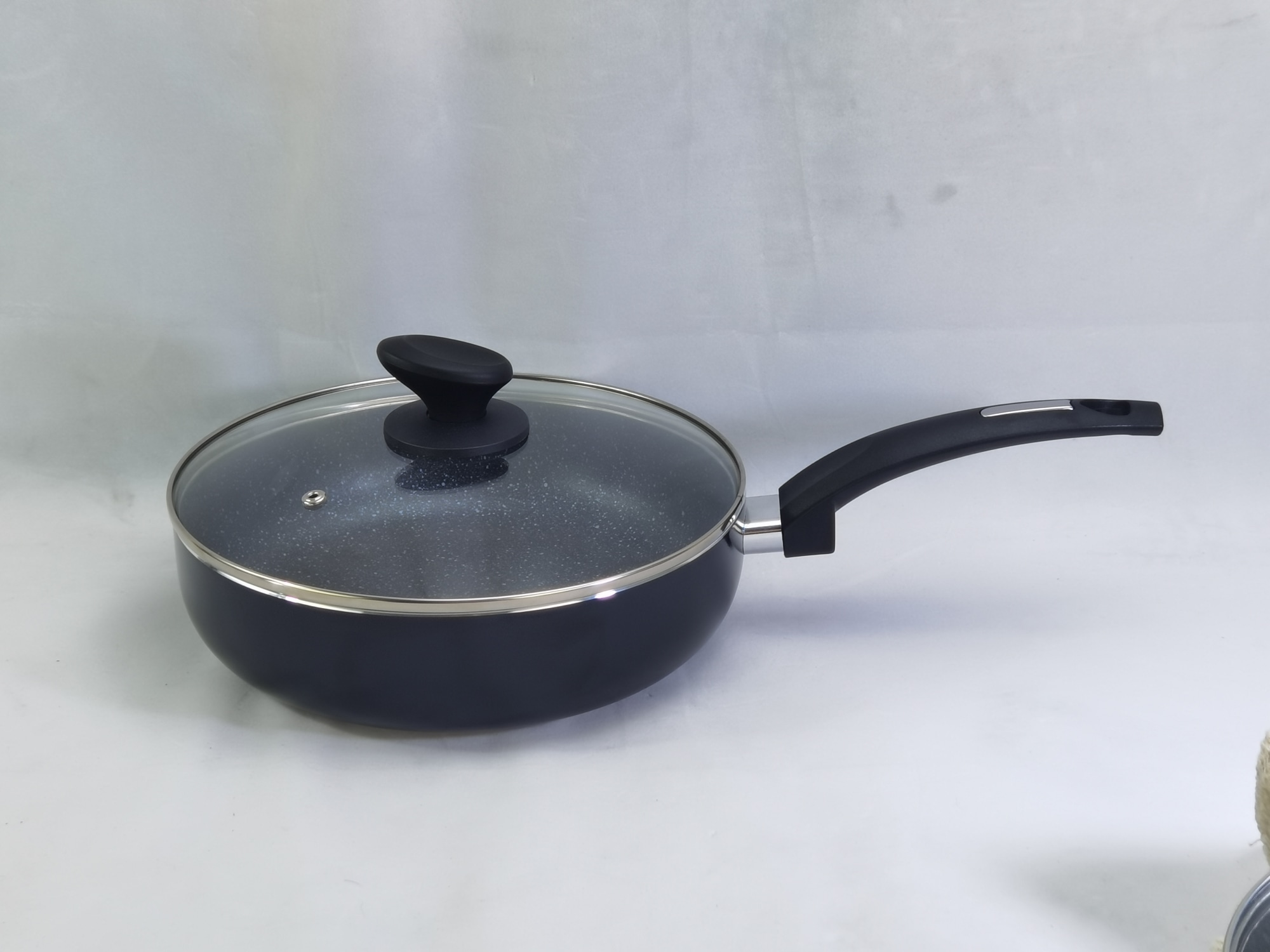 Apukokki Paistokasari+Lasikansi 26 cm marmori
