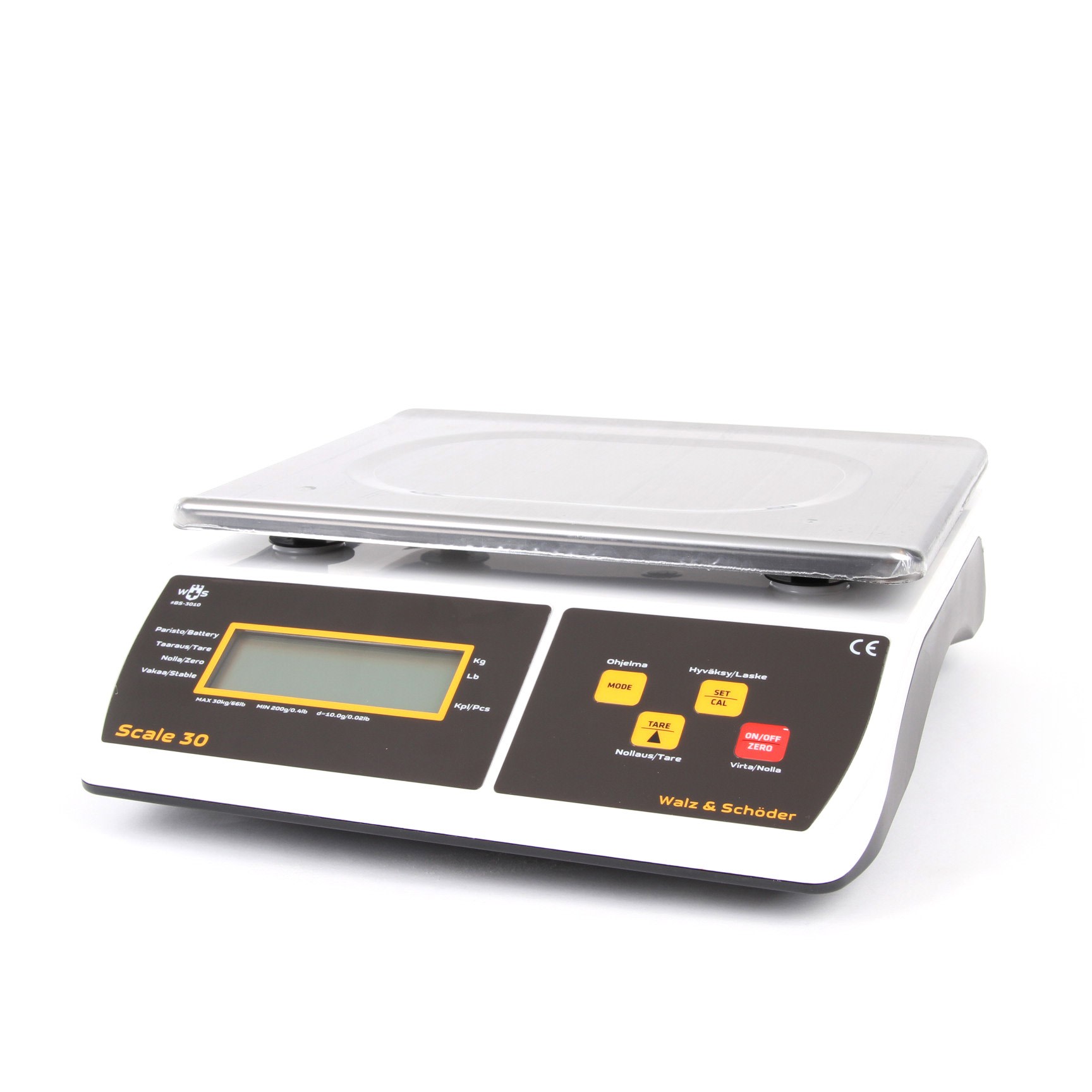 Walz & Schöder digitaalinen tasovaaka 30Kg/10g
