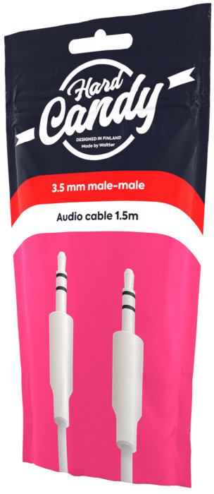 Waltter Hard Candy 3,5mm 1,5m audiokaapeli