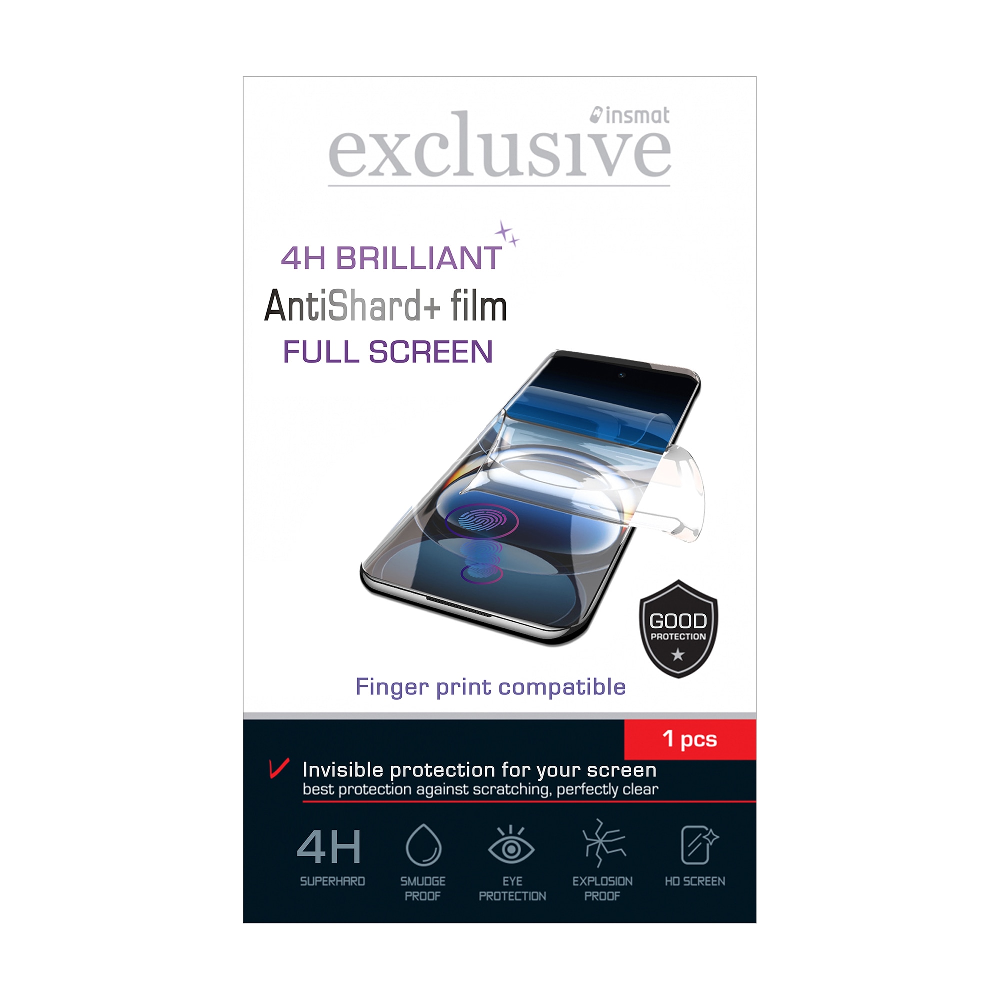 Insmat AntiShard+ Apple iPhone 16 Pro Max näytönsuojakalvo