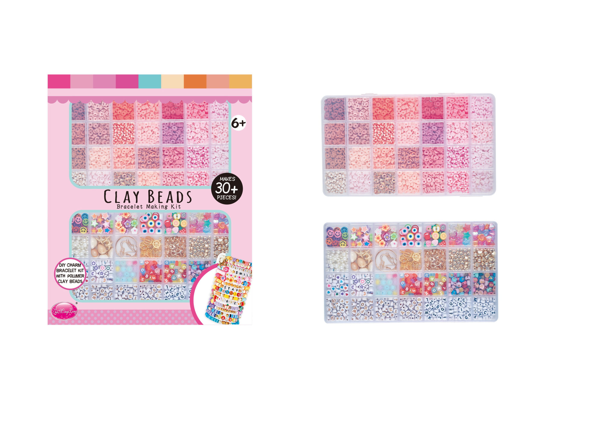 Cley Beads Koruaskartelu säilytysrasioilla