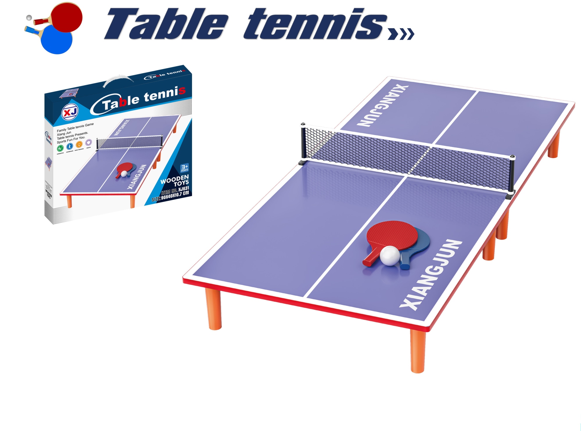 Table Tennis pingispöytä leikkisetti