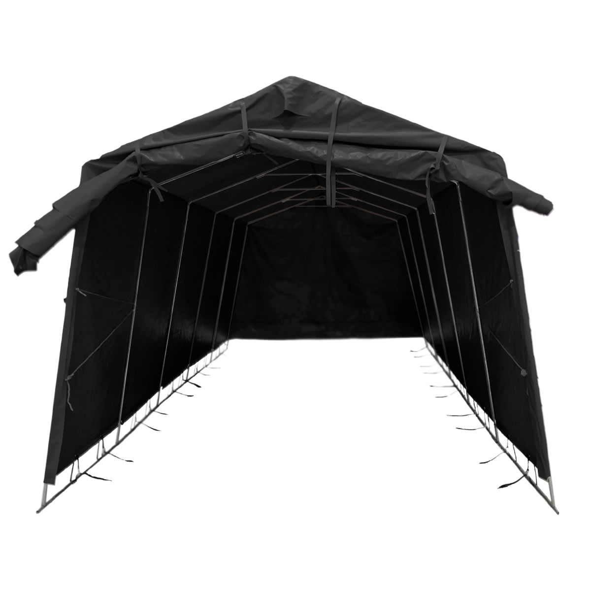 Fornorth 2x3m 350g musta pressutalli
