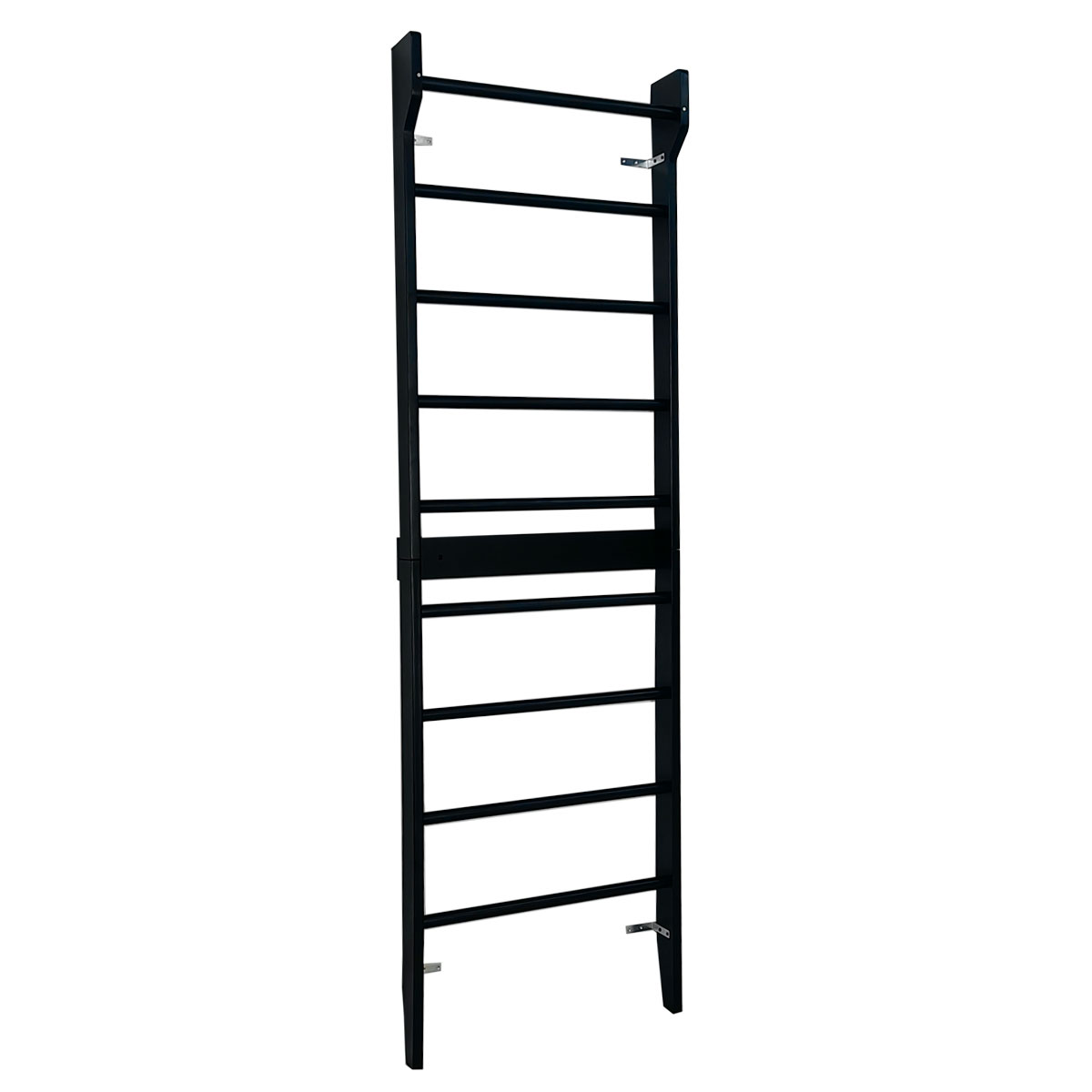 React 230X70X10 cm musta puolapuut