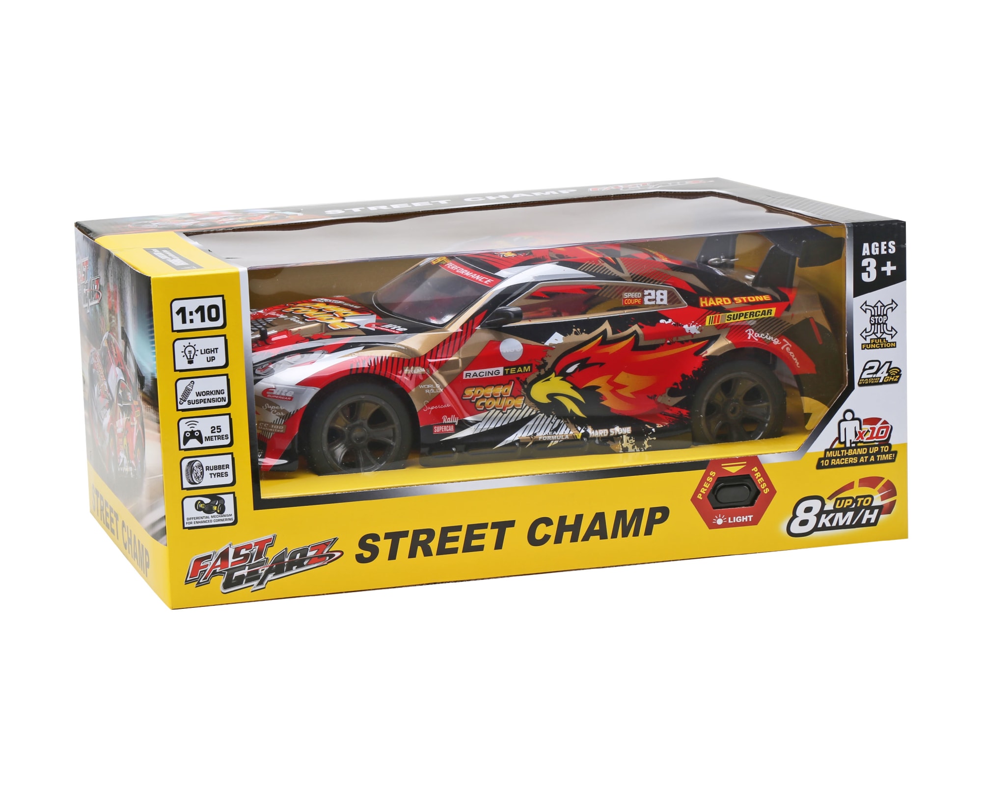 Kool Speed Street Champ 1:10 radio-ohjattava auto