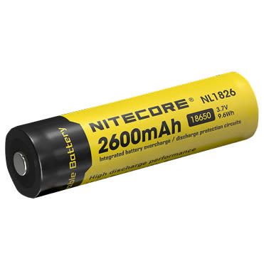 Nitecore NL1826 2600 mAh akku