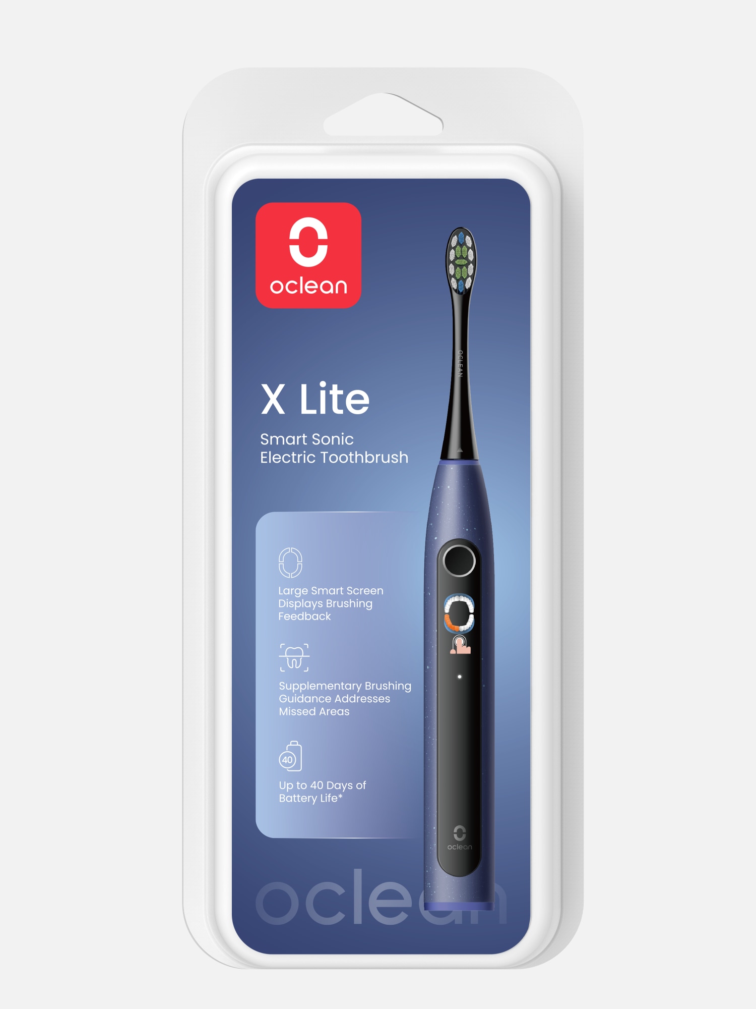 Oclean X Lite Smart Sonic sähköhammasharja sininen