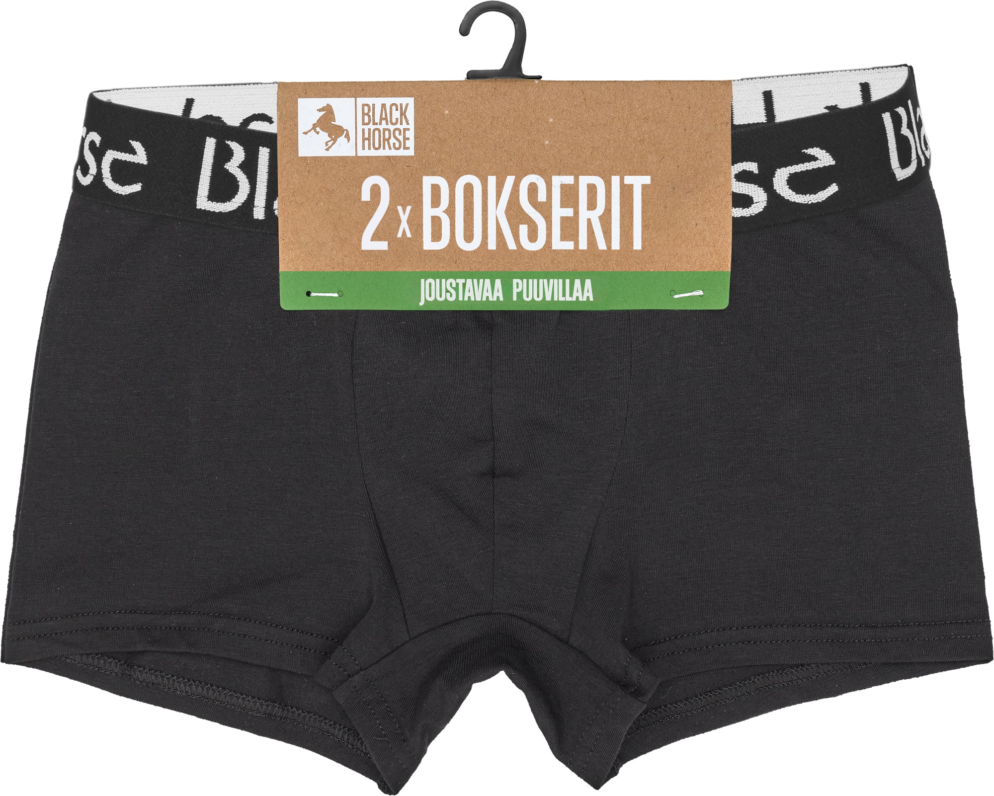 Black Horse poikien bokserit 2-pack