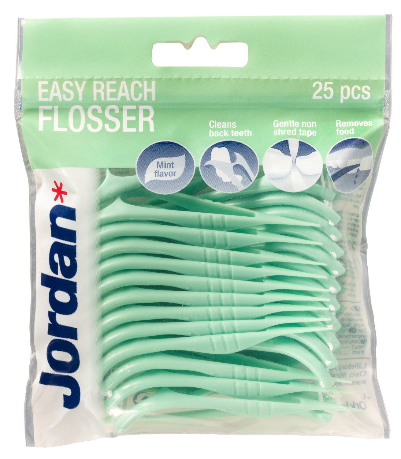 Jordan Easy reach flosser hammaslankain 25 kpl