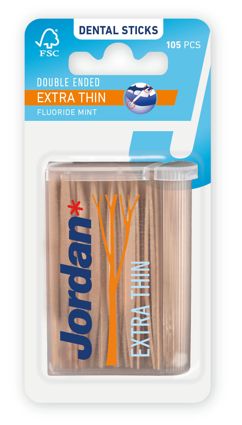 Jordan Double-ended Extra Thin 105 kpl hammastikku